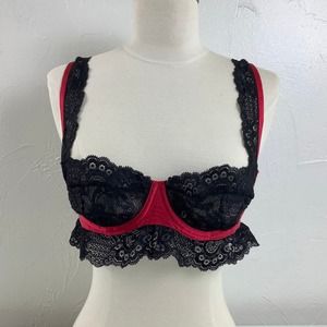 VTG Jacalyn Bennett Frederick’s of Hollywood Silk Bra SZ 36 EUC
